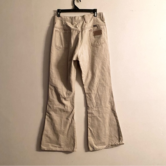 Vintage Wrangler Flare beige pant - Picture 3 of 6